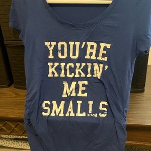 Xs kicking me smalls t shirt